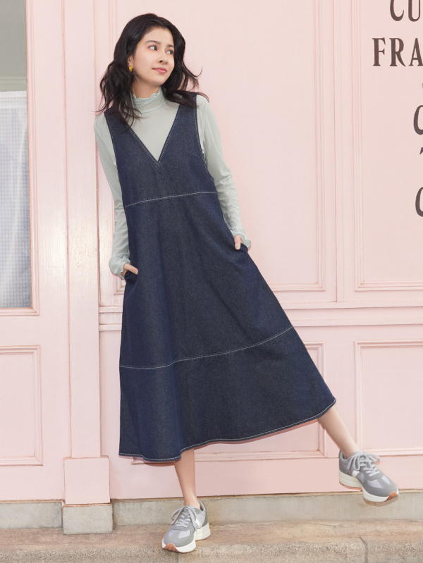 大特価 - GU ジャンバースカート - 最 安 商品:238円 - ブランド