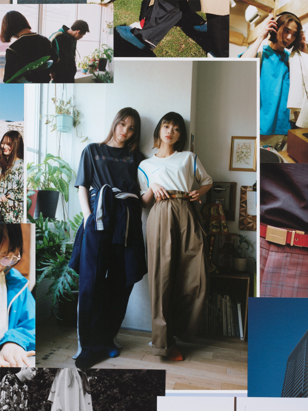 華麗 GU×beautiful people サイドラインフルジップパーカ Lサイズ aob