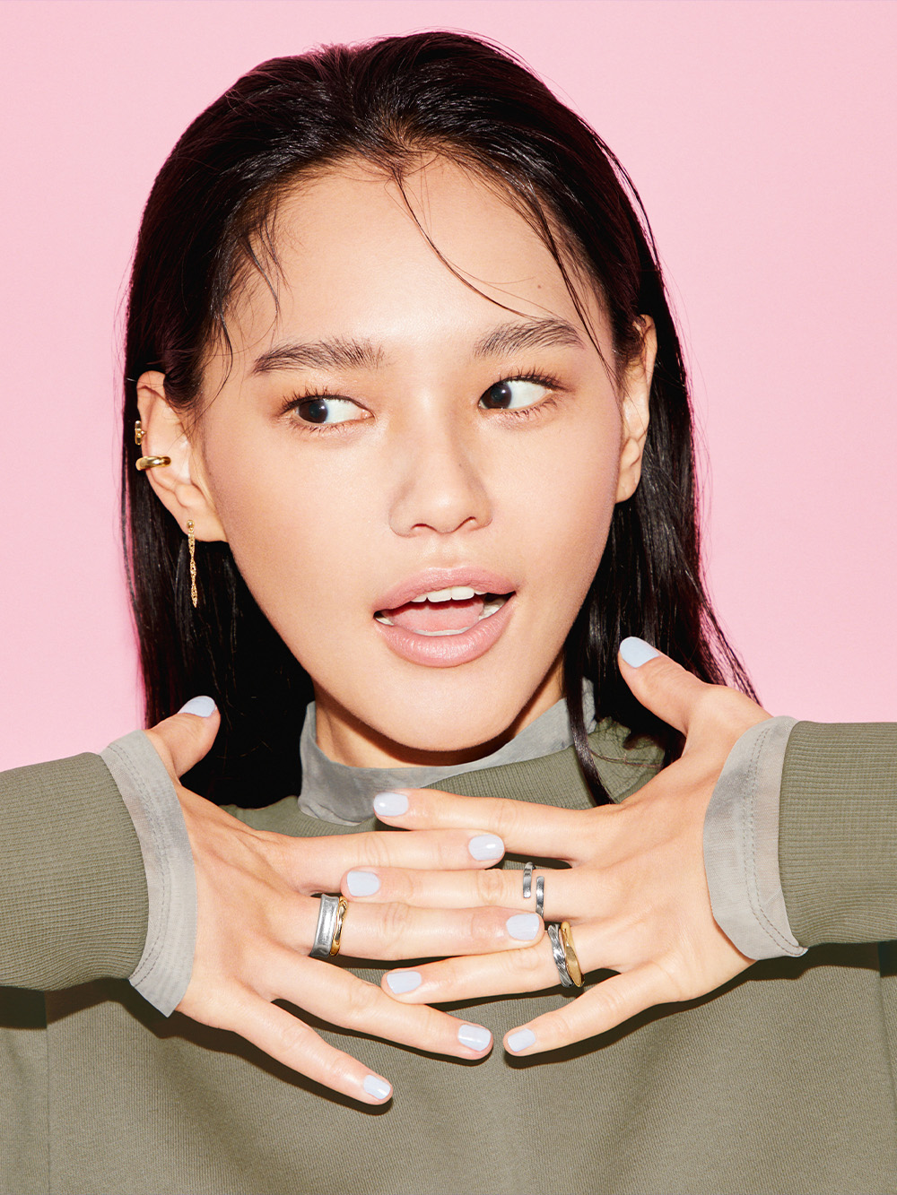 「ヘビーウェイトスウェットドローストリングプルオーバー(長袖)、コクーンジョガープルオンパンツ(丈標準67.5～71.5cm)」を使った