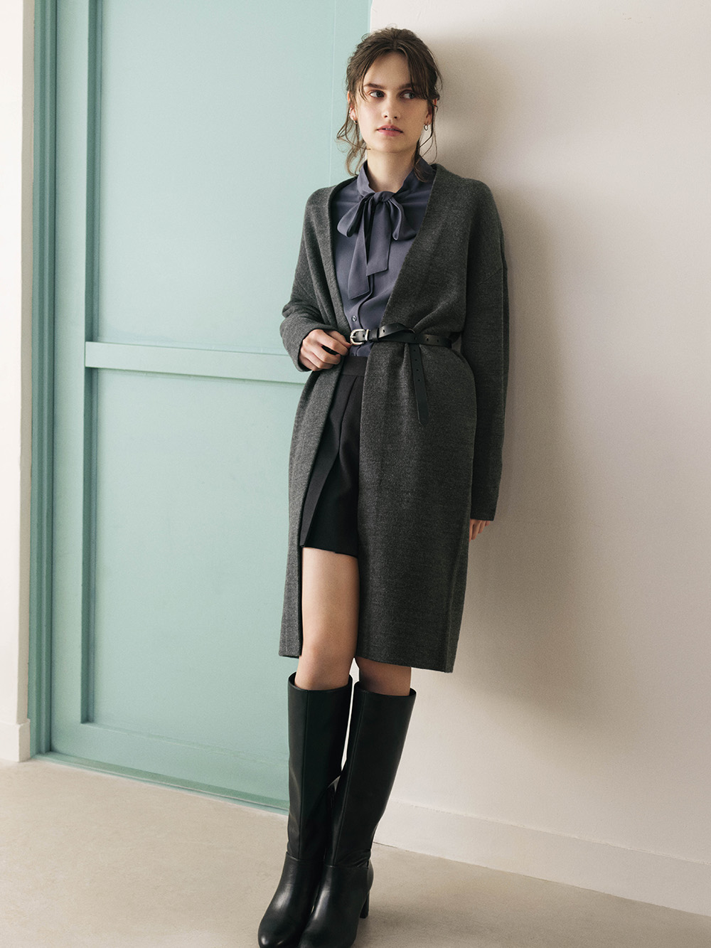 女裝蝴蝶結領上衣Z | UQ 搜尋