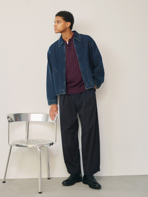 Denim Zip Up Jacket | GU US