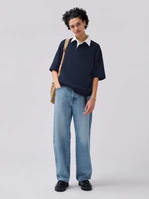 Boxy T-Shirt | HalfSlv | Striped | GU US