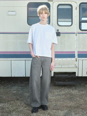 GU公式 | バレルレッグジーンズ(丈標準71.0～75.0cm)