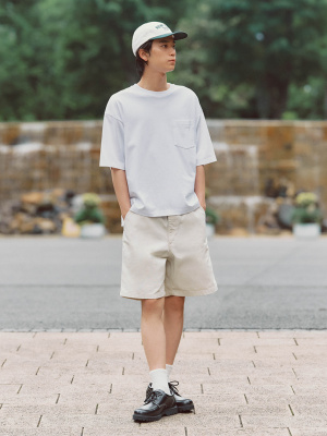 GU公式 | ペインターハーフパンツ