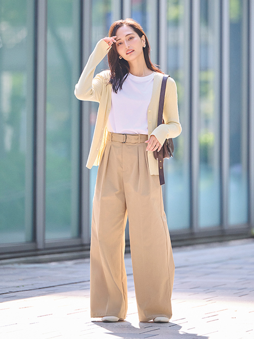 Shop looks for「Belted Wide Pants、Color &Metal Ring 5-Pack