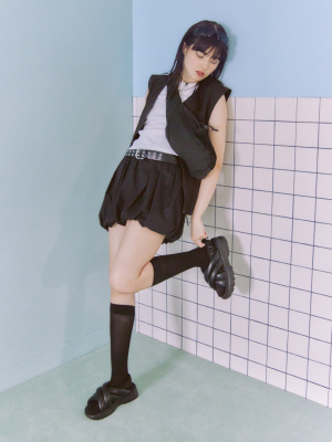 新作バルーンスカート【MARITHE】W NYLON BUBBLE HEM MINI SKIRT Bubble Hem Mini Skirt | GU US