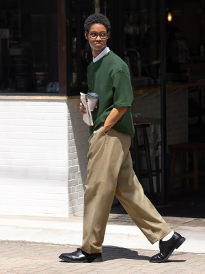 GU公式 | チノキャロットパンツ+EC(丈長め78.5cm)