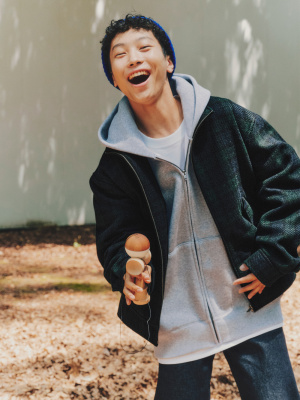 ジャケット・アウター MASU 21aw popcorn zip-up blouson 48 エムエーエスユー MASU 24SS SECRET BOMBER JACKET サテン