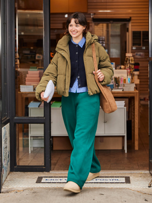 GU公式 | ウォームパデッドコーデュロイブルゾン