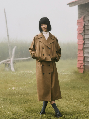 ジャケット・アウター LOHEN / SHORT TRENCH REVER COAT Short Trench Jacket – La Garçonne