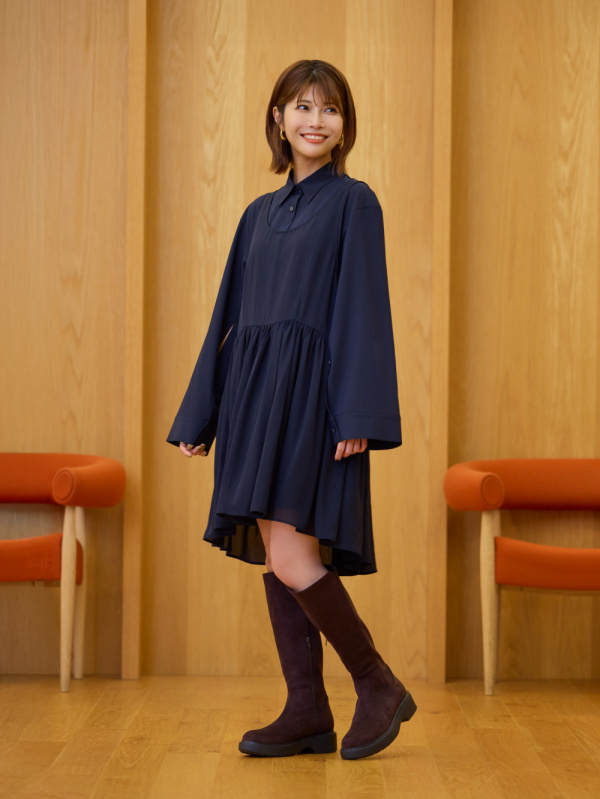 ブラック×ベージュに変更 一部サイズカラー予約販売1月上旬～中旬入荷】【CAMBIO(カンビオ