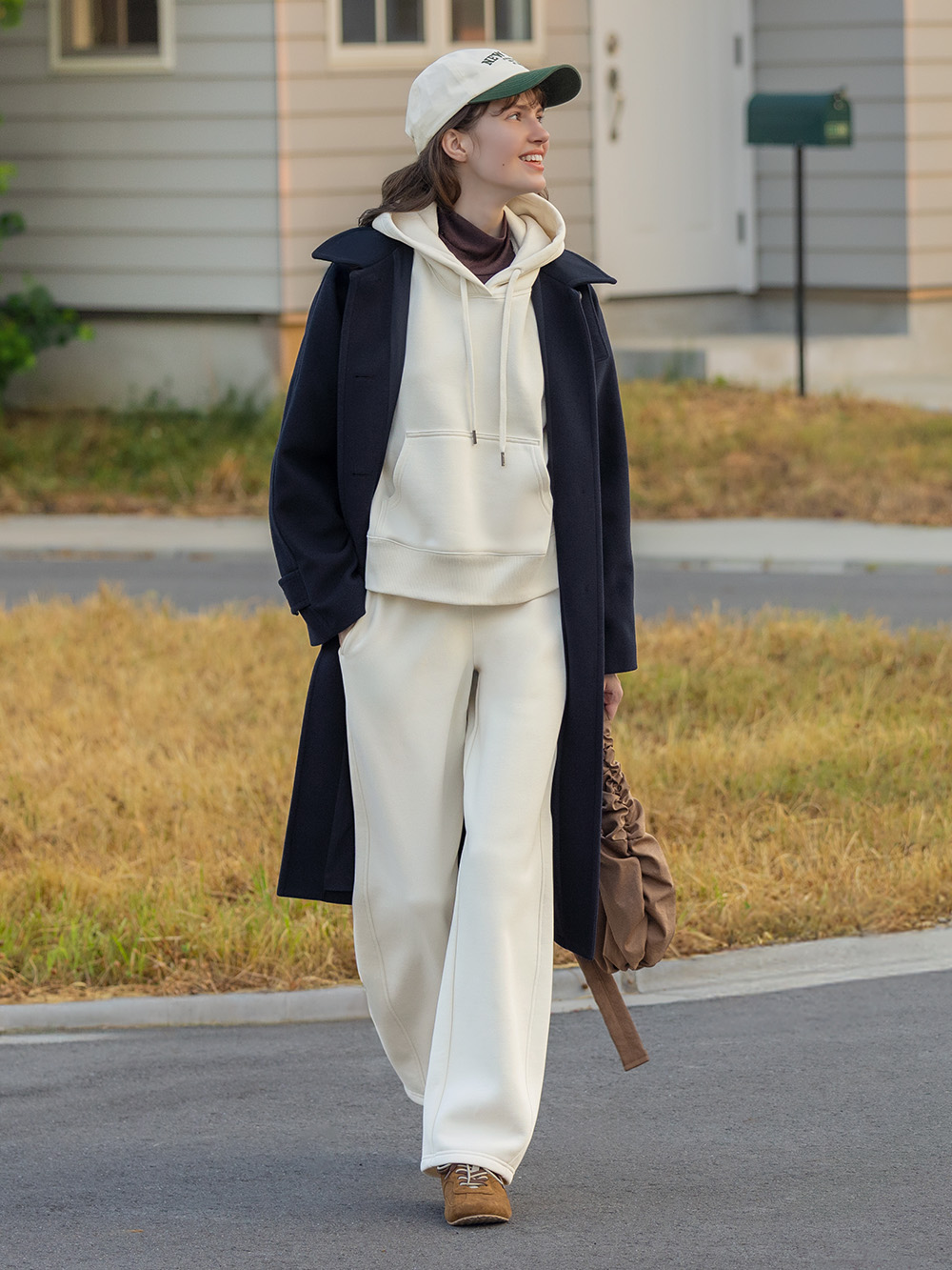 ヘビーウェイトスウェットワイドストレートパンツ(丈標準69.0～73.0cm