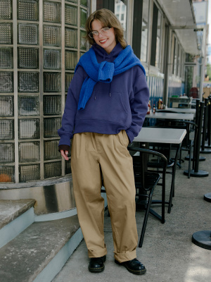 GU公式 | チノキャロットパンツ+EC(丈長め78.5cm)