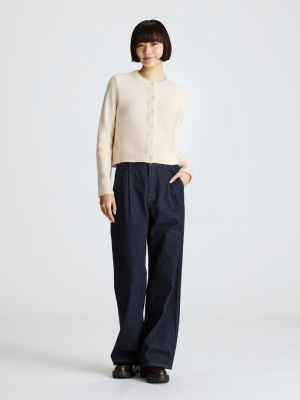 専用商品 GU公式 | デニムタックトラウザー(丈標準70.0～74.0cm)