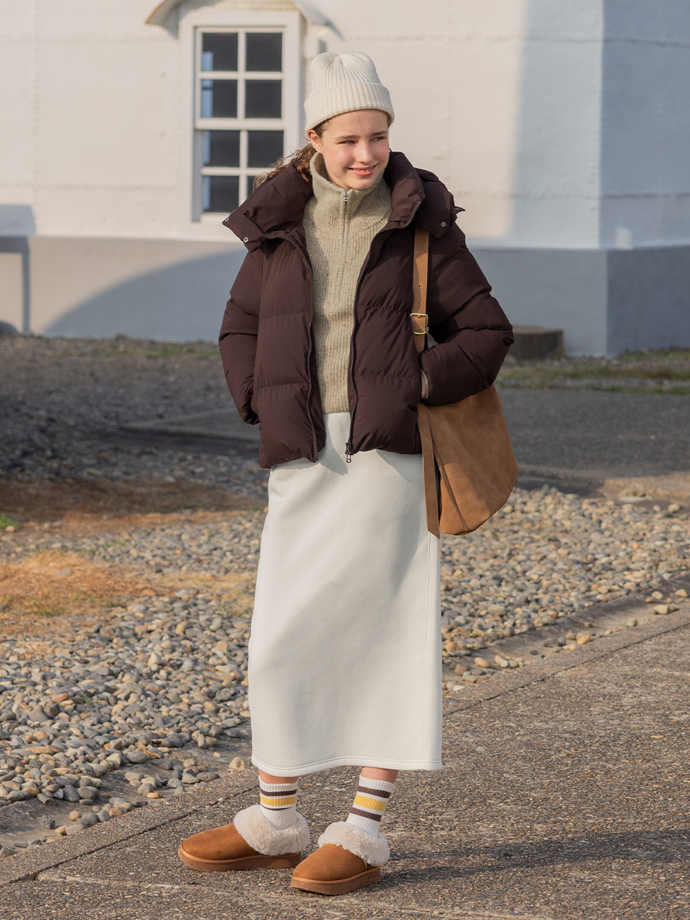 ヘビーウェイトスウェットナロースカート(丈標準82.5～89.5cm