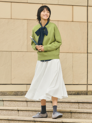 GU公式 | サーキュラーミディスカート