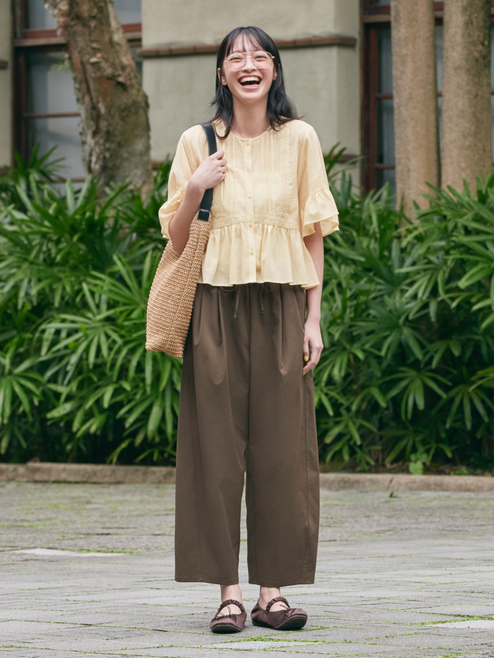 Shop looks for「Lacy Stitch Knitted Shirt | HalfSlv、Bra-Feel
