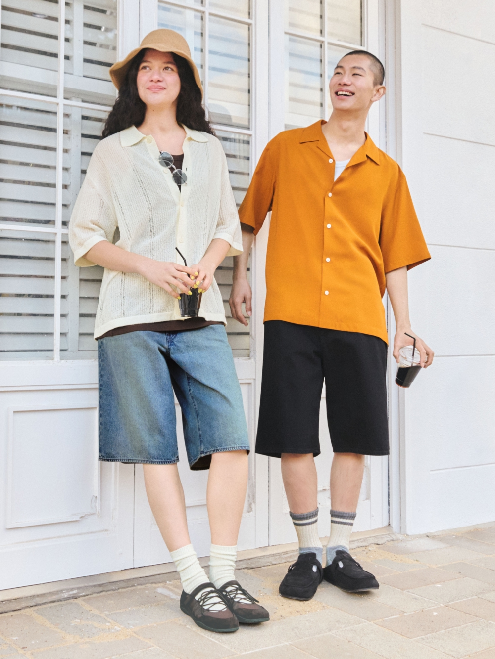 Shop looks for「Washable Knitted Polo Shirt | Halfslv、Jorts | 13