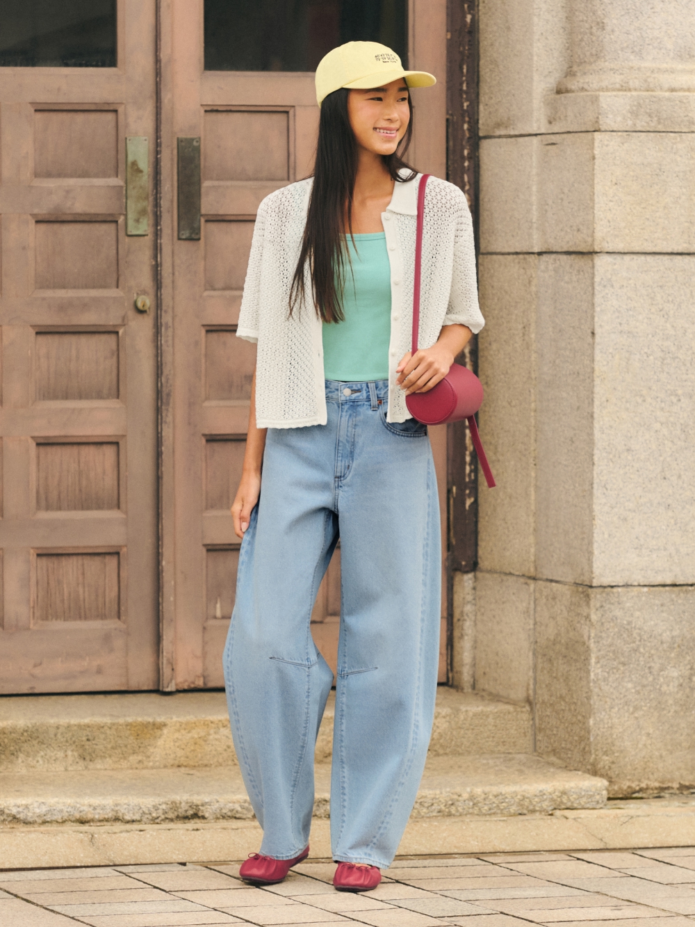 Shop looks for「Lacy Stitch Knitted Shirt | HalfSlv、Bra-Feel