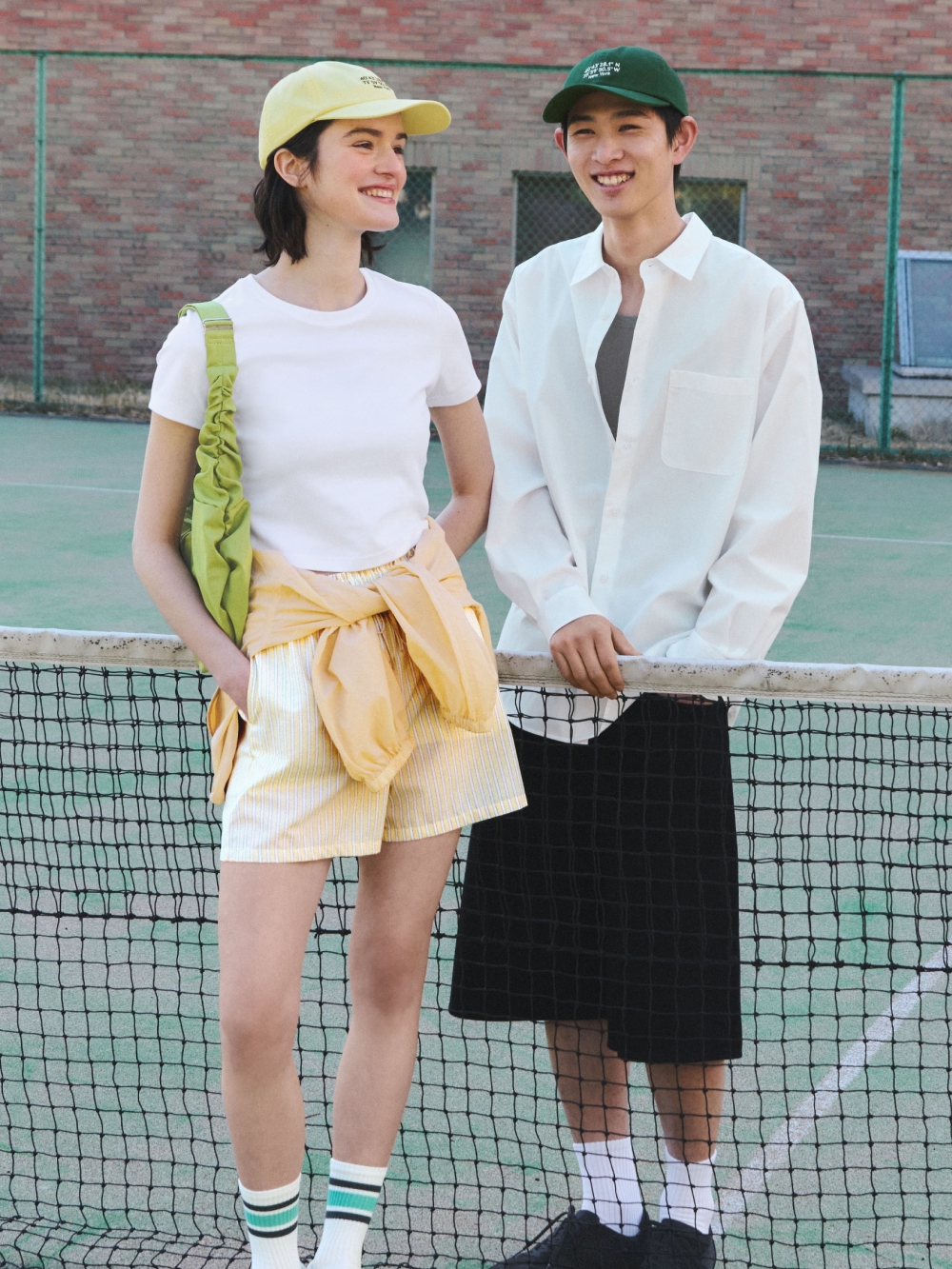 トップス mm Shop looks for「Lacy Stitch Knitted Shirt | HalfSlv、Bra-Feel
