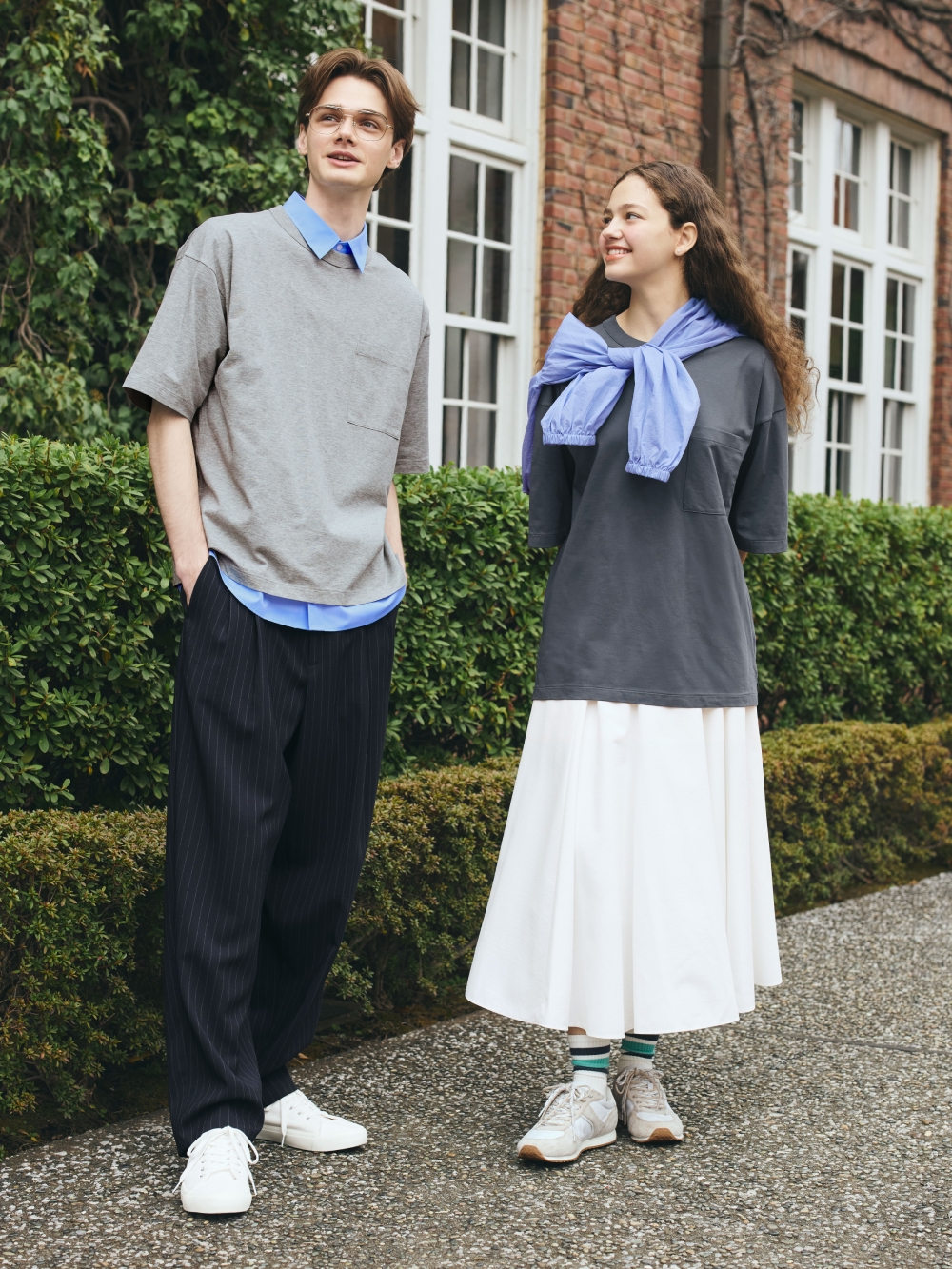 Shop looks for「Easy Care Broadcloth Shirt | HalfSlv、Dry Boxy T