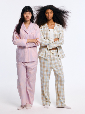 Women's Striped Pajamas | Long | CZ | GU US