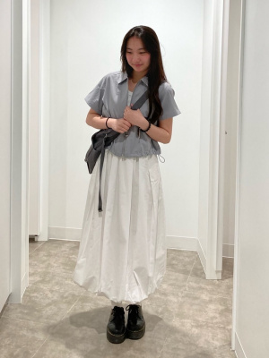 GU公式 | リブクロップドタンクトップ+X