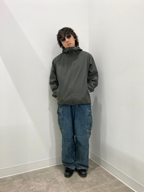 ボクシーT(5分袖)(ボーダー)(オーバーサイズ)、ドライフライフロント