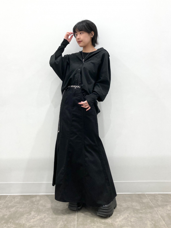 ドルマンスリーブシャツ(オーバーサイズ)NTQ+E（レディース）の