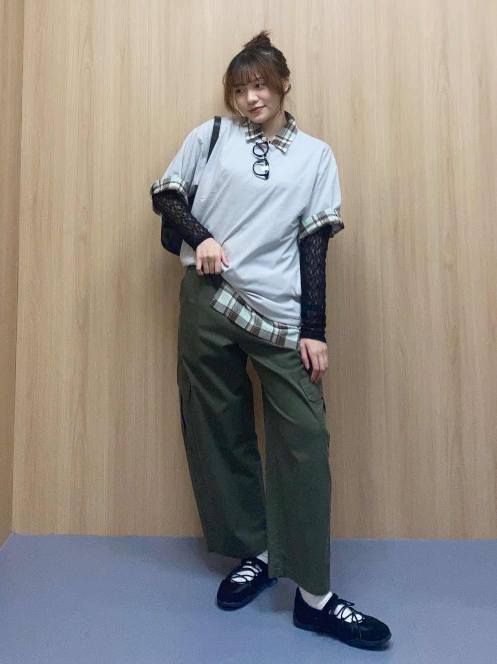 Protection Twill Cap/Logo、Textured Shirt/Halfslv/Patterned」| GU