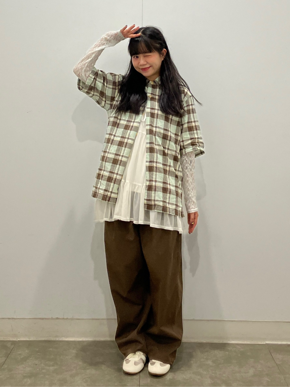 Protection Twill Cap/Logo、Textured Shirt/Halfslv/Patterned」| GU