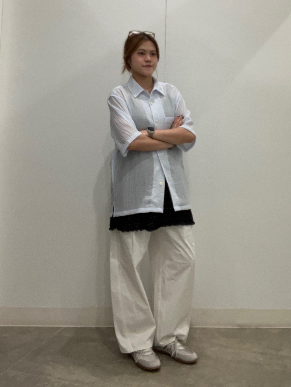 Lacy Stitch Knitted Camisole Tunic」| GU的穿搭理念