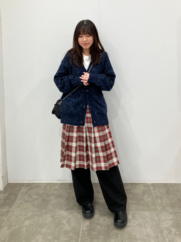 Faux Leather Zip Jacket/MN、Pleated Wide Pants/MN」的穿搭靈感｜GU