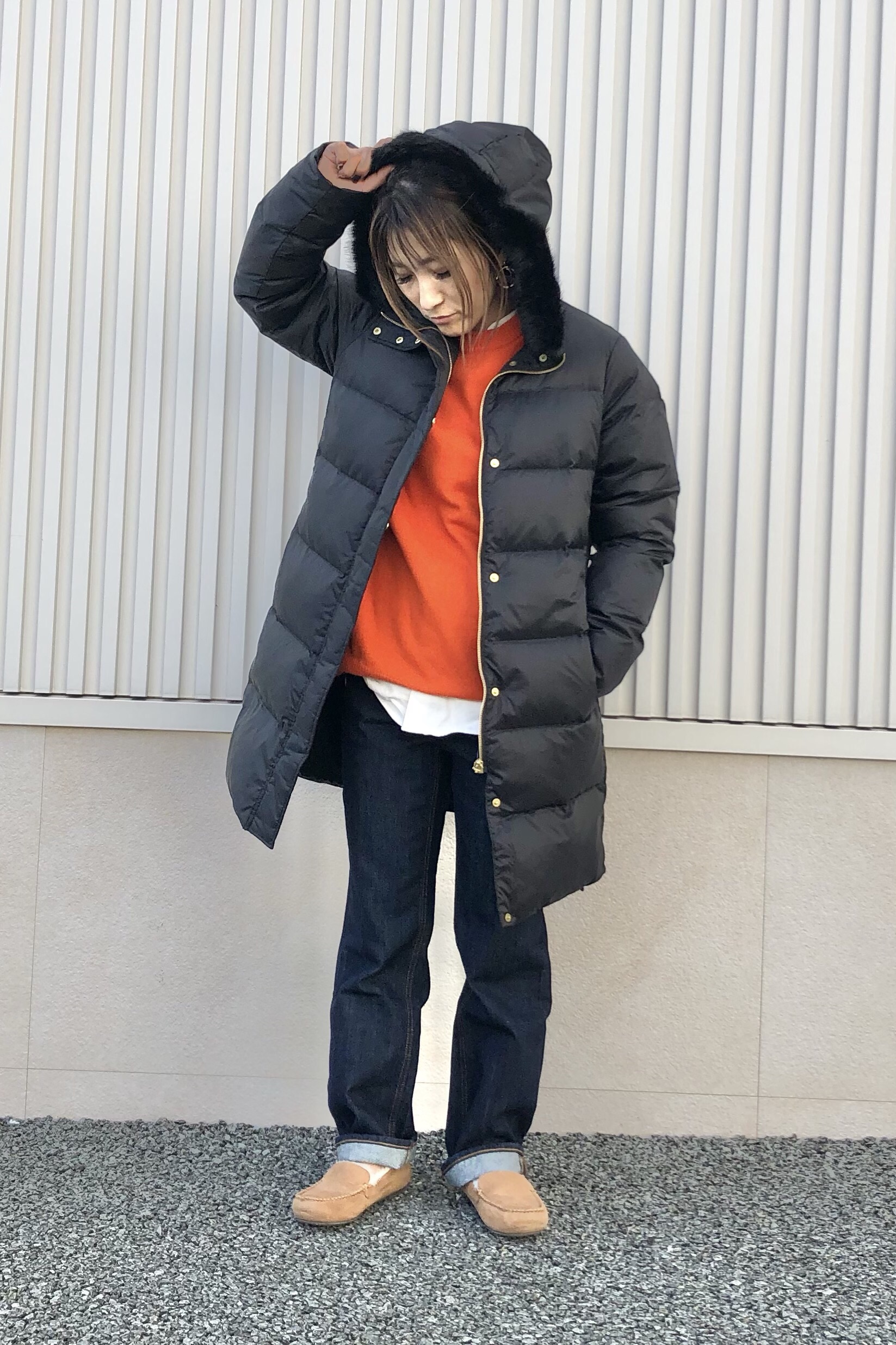 冬の華 Ｑ アウター ダウンコート - ダウンジャケット