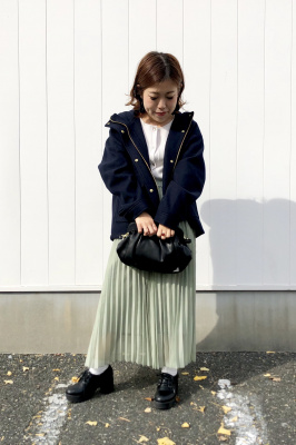 Gu公式 ショートフーディーコート ファッション通販サイト