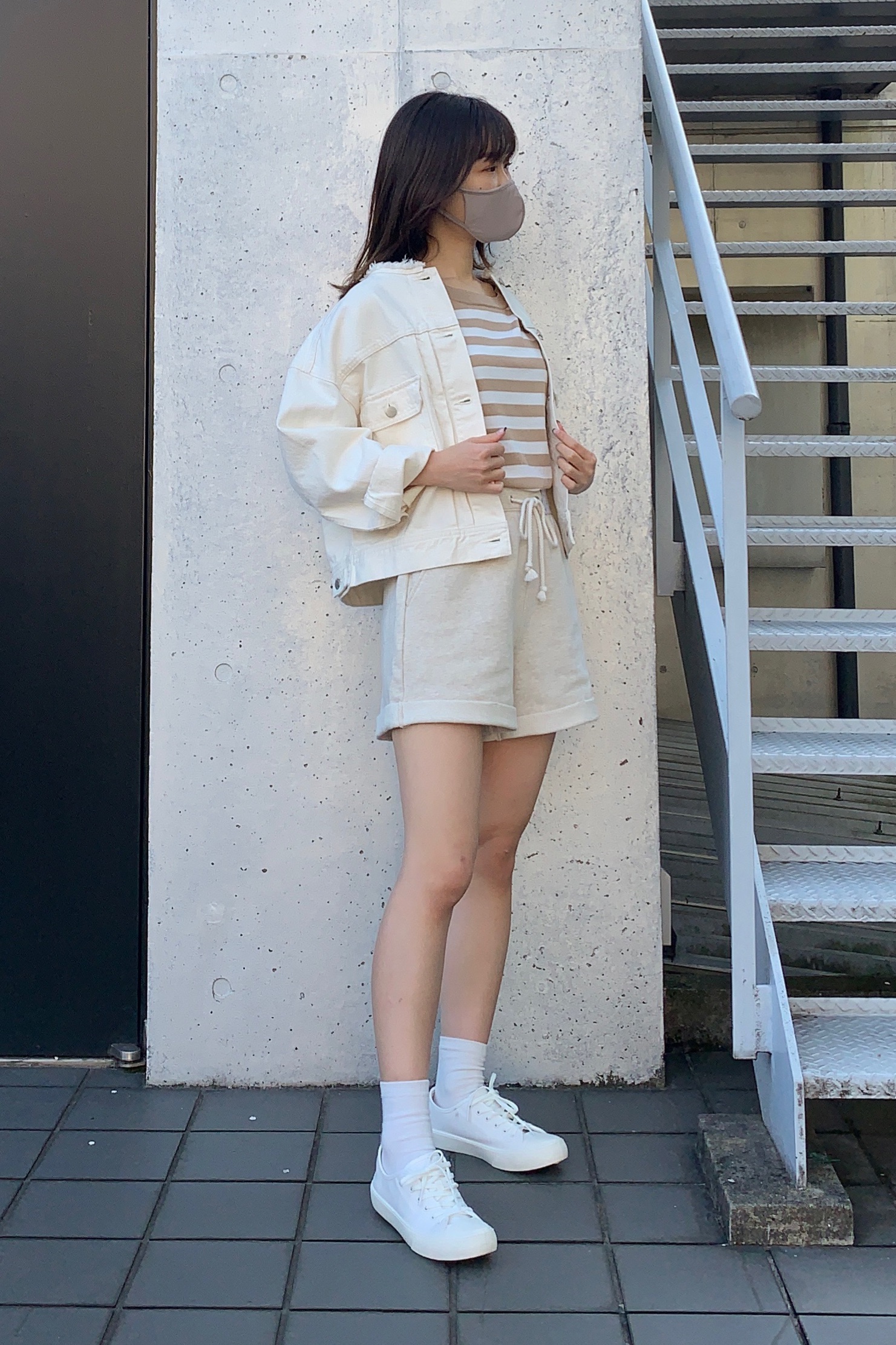 エバニュー エイミーイストワール パフスリーブジャケット パンツ