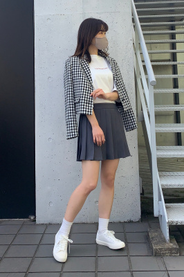 Gu公式 プリーツミニスカートyg X ファッション通販サイト