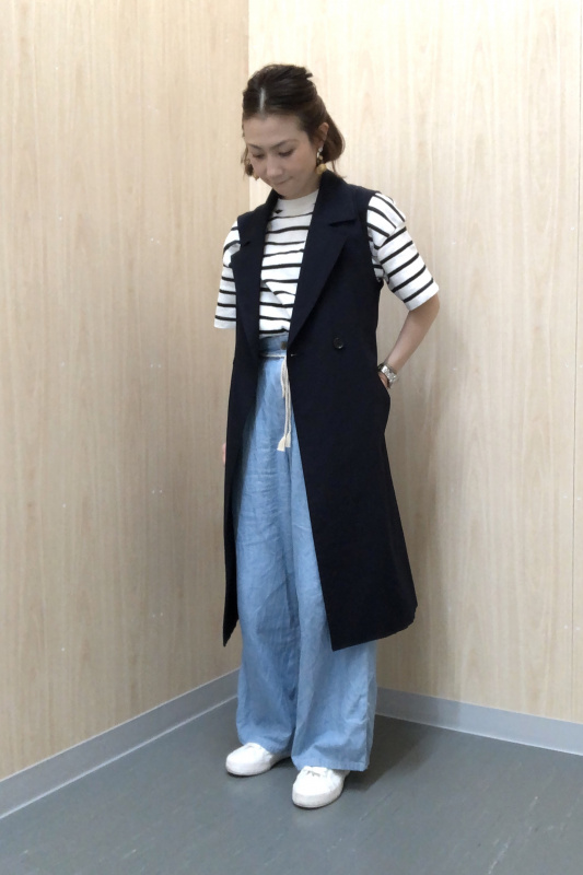 ロングジレq」のレディースのコーディネート一覧 | ジーユー