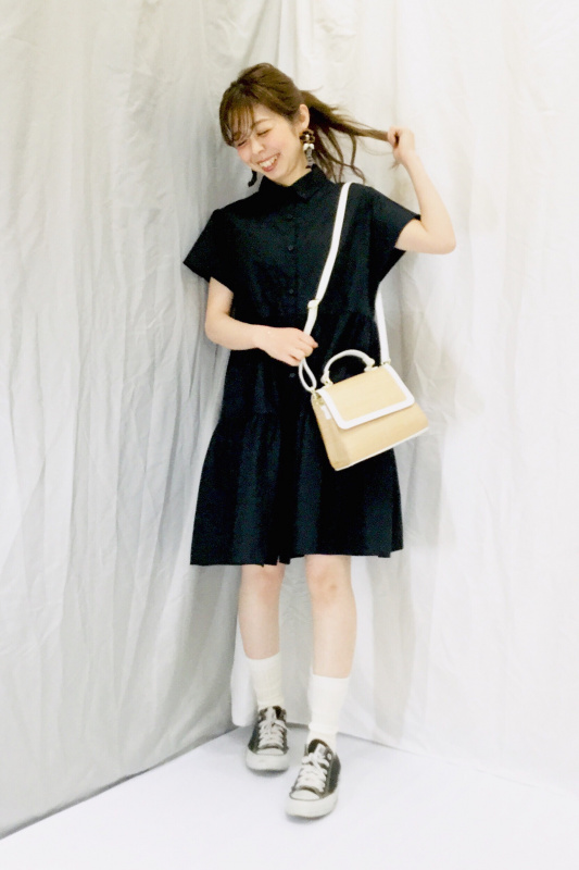 ご予約者さま専用ページ GU公式 | ティアードミニシャツワンピース(半袖)