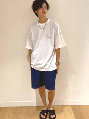 GU公式 | デニムシェフショーツ(セットアップ可能)