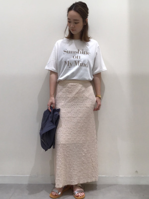 GU公式 | ランダムシャーリングフレアスカート