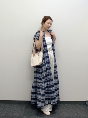 Gu公式 チェックシャツワンピース 半袖 Rs E ファッション通販サイト