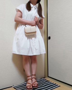 Gu公式 ティアードミニシャツワンピース 半袖 ファッション通販サイト