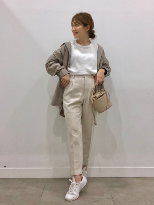 GU公式 | 起毛タックテーパードパンツ