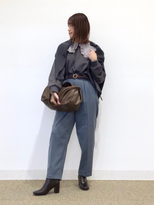 Kolor カラー ウーリートップエステルタフタテーパードパンツ パンツ