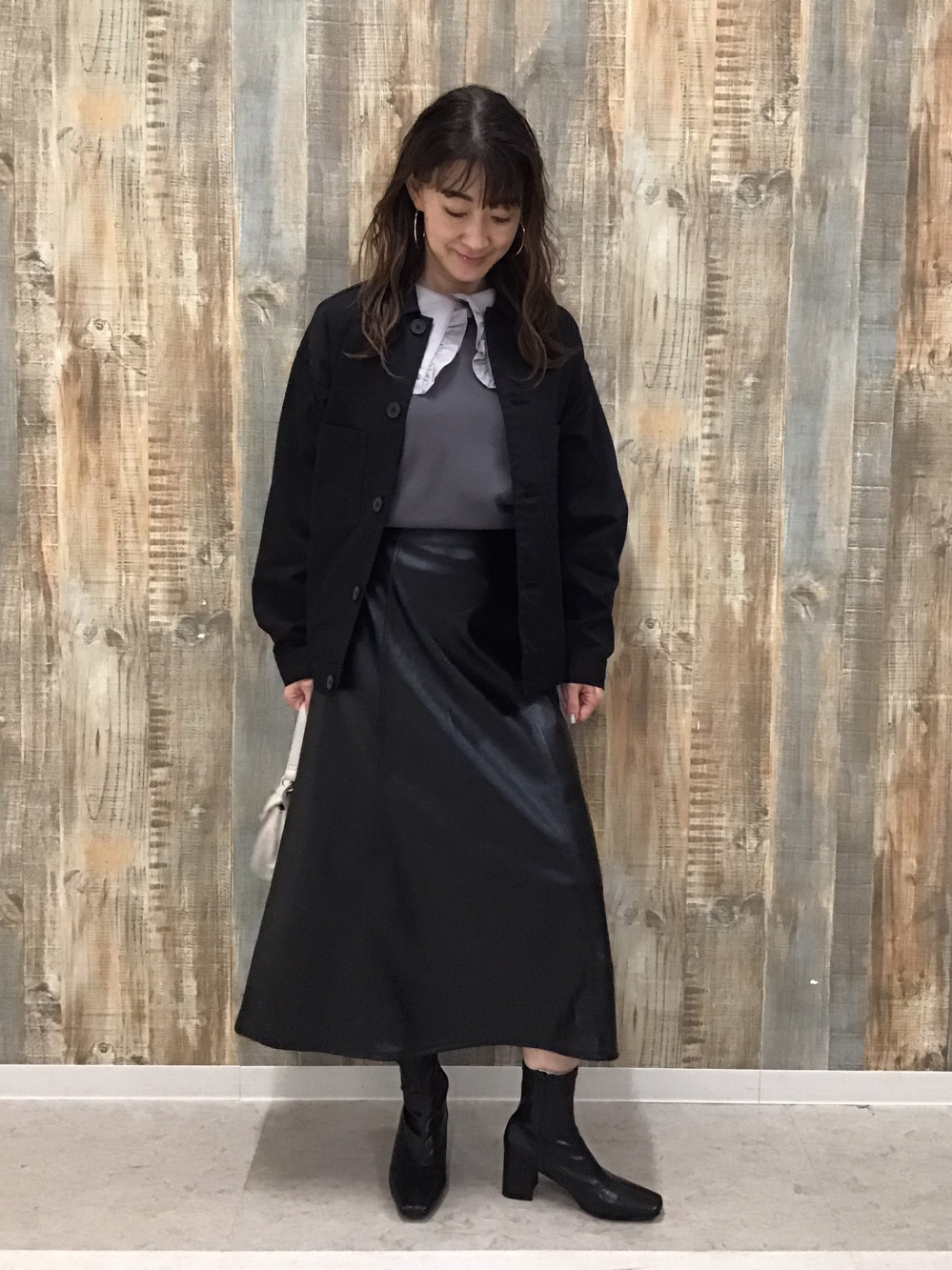 シェフジャケット(セットアップ可能)」の着用コーディネート| ジーユー