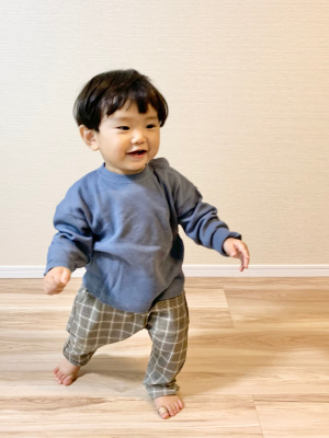 GU公式 | BABY(TODDLER)イージーテーパードパンツ(チェック