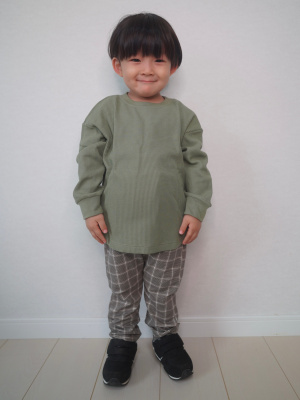 shi-gu様 GU公式 | オープンカラーシャツ(5分袖)(フラワー)