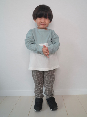 GU公式 | BABY(TODDLER)イージーテーパードパンツ(チェック