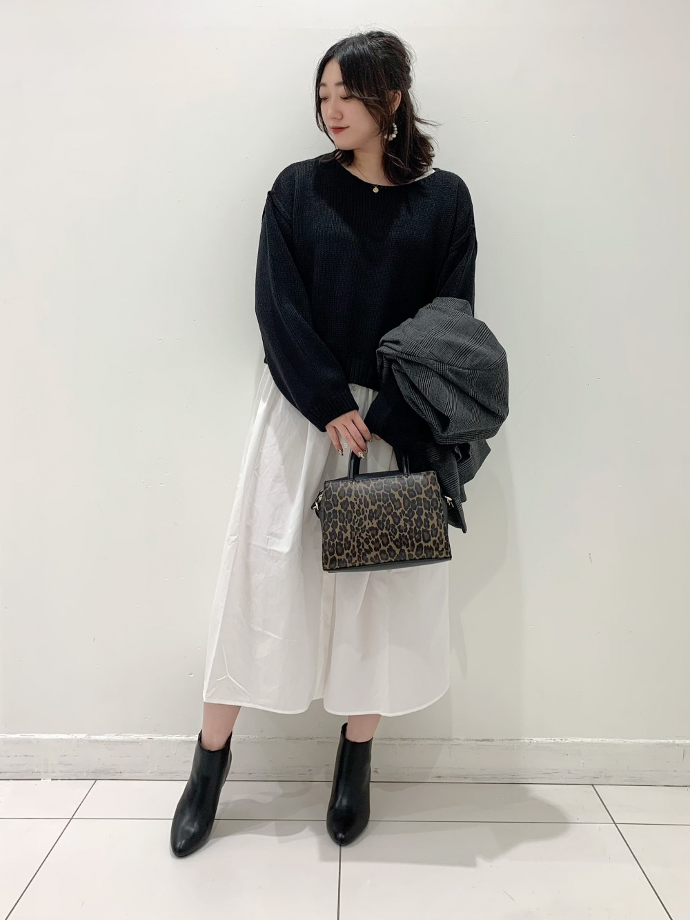 バーバリー黒ダブルブレストジャケット チェックスカートセット バーバリー黒ダブルブレストジャケット チェックスカートセット